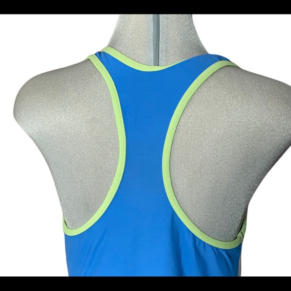 CAZIMI Blue and White Sport Tank Size 14 - Picture 3 of 8
